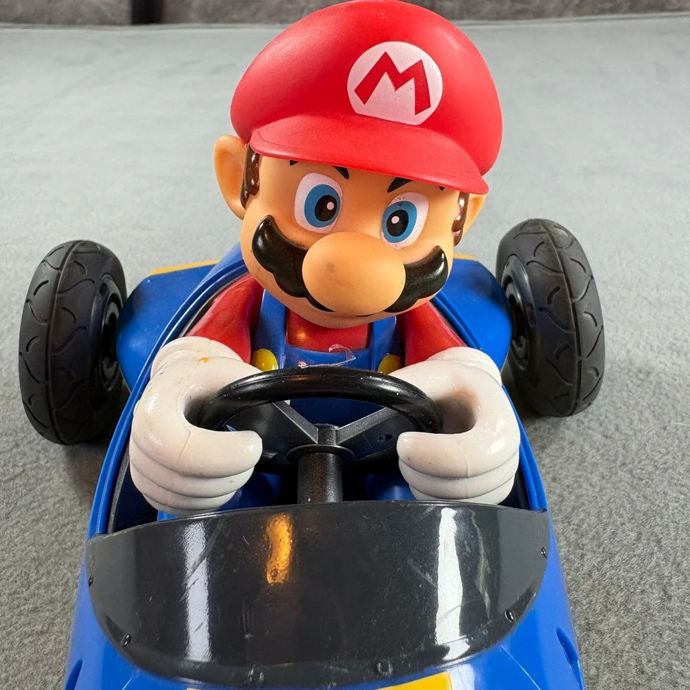 Nintendo Mario Kart 8 Carrera RC Mach‎ 8 Mario Racing Car Blue Yellow 2.4GHz